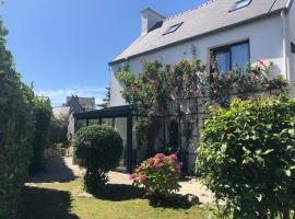 Villa aux roses, hotel v destinaci Roscoff