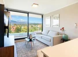 Vista Pucón 2D2B con vista al Volcán