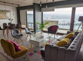 HOM I Vista al Mar I Amplia Terraza I Parking, hotel v destinaci Valparaíso