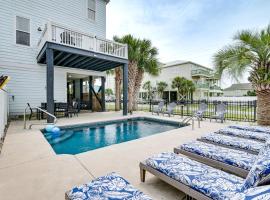 Luxury Home with Ocean View, Private Pool, and Hot Tub, spa hotel in Myrtle Beach