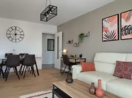 Les Géraniums, bel appartement rénové, proche plage et commerces