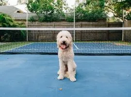 Pickleball and Pups for families near Riverwalk