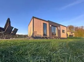 Tiny house with terrace and lake view