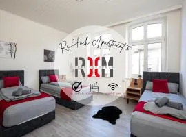 Serviceroom24 - Apartment 5 in Recklinghausen WLAN - Smart-TV - 24-7 Check-in und Küche
