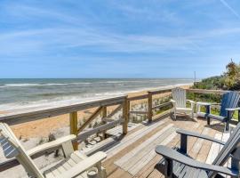 Oceanfront Flagler Beach Home with Decks and Gas Grill, holiday home in Flagler Beach