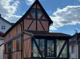 Gem&uuml;tliches Scheunenfachwerkhaus nahe Frankfurt mit Glasfaser und Klima