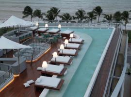Flat beira mar de Cabo Branco em Jo&atilde;o Pessoa Setai YACHT, hotel com spa em Jo&atilde;o Pessoa