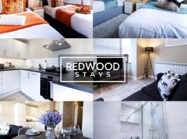 2 Bedroom 1 Bathroom Town Center Apartment With FREE Parking By REDWOOD STAYS, pet-friendly hotel in Basingstoke