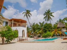 Solymar Beachfront Villa, hotell i Jambiani