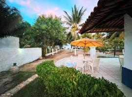 Casa Paraiso da Villa beira-mar Ilha da Croa., viešbutis mieste Bara de Santo Antonijus