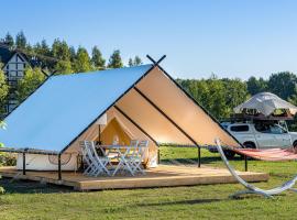Glamping Szelągówka, luxury tent in Sorkwity