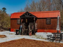 Lazy Bear Retreat by the Creek, villa em Pickens