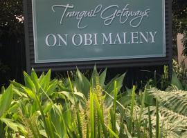 Tranquil Getaways On Obi Maleny, complexe hôtelier à Maleny
