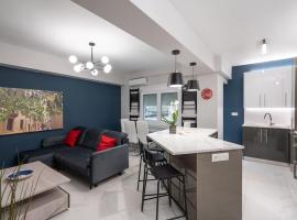 Athens new semi basement – apartament w mieście Attyka