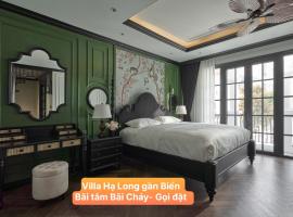 Villa Hạ Long Gần Biển、ハロンのコテージ