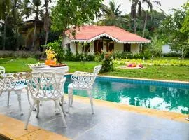 White Serenity Heritage Pool Villa near Beach Udupi