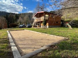 Chalet l’Escapade pleine nature Bain Nordique 6 personnes, מלון בRupt-sur-Moselle