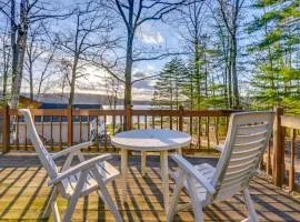 Cottage with Deck and Bluff Lake Views Walk to Beach!