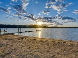 Lake Home with Dock and Fire Pit Steps to Sandy Beach