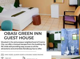 Obasi Green Inn Guesthouse, guest house in Roodepoort