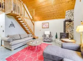 Cozy Birchwood Retreat on UTV Trail with Hot Tub!