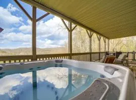 Lake Glenville Home with Hot Tub and Lake Views!