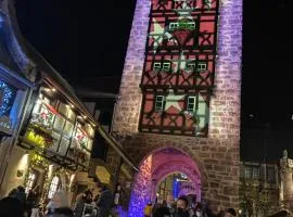Appartement chaleureux vue sur centre historique
