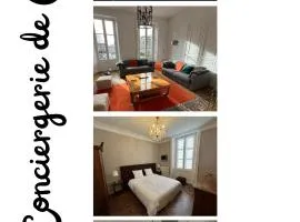 Centre-ville Aurillac 117m2 - Grande terrasse - 2 chambres - 2 grand lits - 1 canapé lit