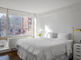 Luxury Private Apt New York City View: New York'ta bir otel