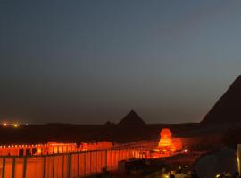 Queen cleopatra sphinx view, hotell i Giza i Kairo