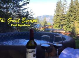 The Great Escape - Port Renfrew & BH, hotel en Port Renfrew