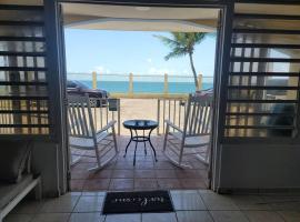 Peaceful ocean front home near Rainforest & rivers, hotel in Luquillo