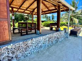 Maison TuiMatai, plage blanc privé vue sur Tahiti, αγροικία σε Maatea