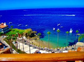 Amazing Luxury ocean front Hamilton Cove Villa welectric cart, hotel in Avalon