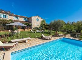 Rustic Villa Giselle with pool in Vizinada, hotel con parcheggio a Crklada