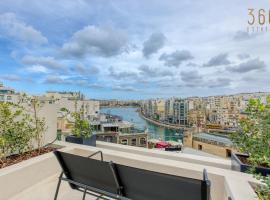 The ultimate luxury triplex home in Spinola Bay by 360 Estates, cottage ở Saint Julianʼs