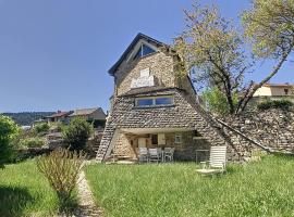 Authenticité, jardin, terrasse et vue, hotell i Chanac