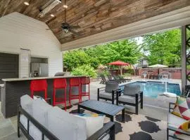 Pool Outdoor TV Fire Pit Game Room