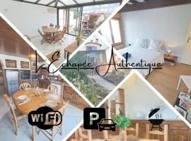 L'échappée authentique-véranda climatisée-barbecue