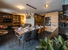 Appartement chaleureux 8 couchages avec terrasse au coeur du village