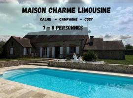 Charmante maison au coeur du Limousin - Comme à la maison, pet-friendly hotel in Lussac-les-Églises