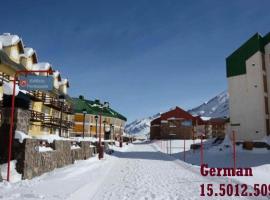 Bello depto en la nieve Juncal: Los Penitentes'te bir kayak merkezi