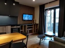 Moderní rodinný 3KK apartmán D8 v centru Harrachova s výhledem na skokanské můstky - by Relax Harrachov