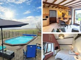 Nature et piscine privée - Maison 5 chambres 8 personnes