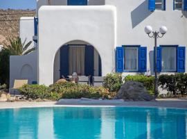 Mykonian Style w Shared Pool Houses 8 & 9, Hotel in Ornos