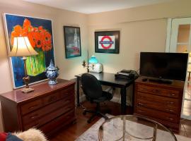 Charming 1-bedroom Basement Close to DC Pets Allowed, hotel near Marymount University, Arlington