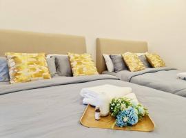 NEW! Bali 4-7pax Melaka City @Modern Style Condo, Hotel in Malakka