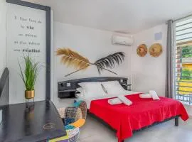 Le Kanmpo - 2 min - Plage sans sargasse - Cocon créole pour couples - Marie-Galante