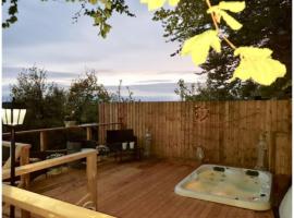 Detached Bungalow Private Hot Tub With Log Burner, hotel di Torquay