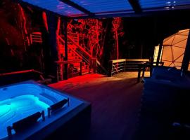 La Chagra VIP - Glamping en Villavicencio，位于比亚维森西奥的豪华帐篷营地